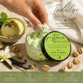 Pistachio Gelato Whipped Body Soap – Gourmand Scent, Vegan Bath Luxury