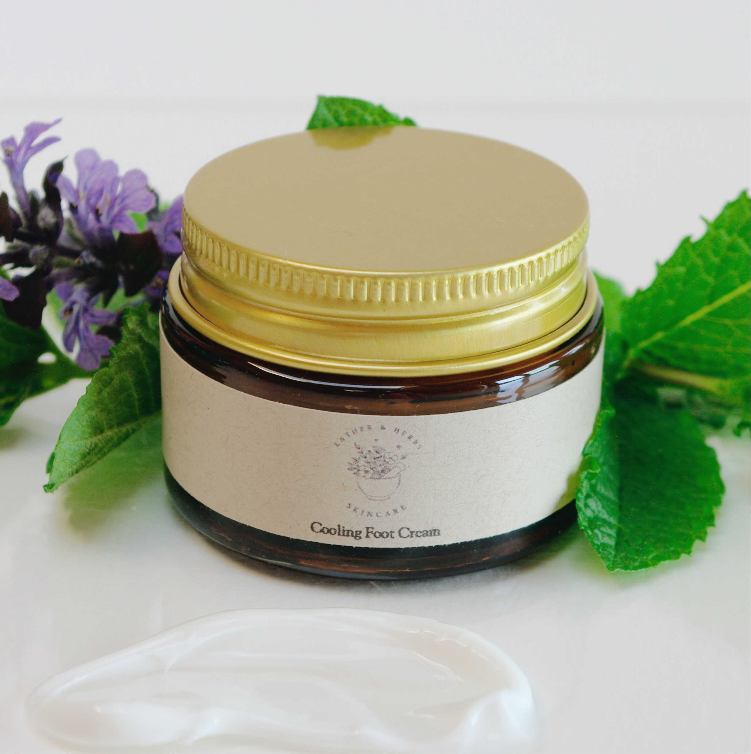 Cooling Foot Cream by Lather and Herbs