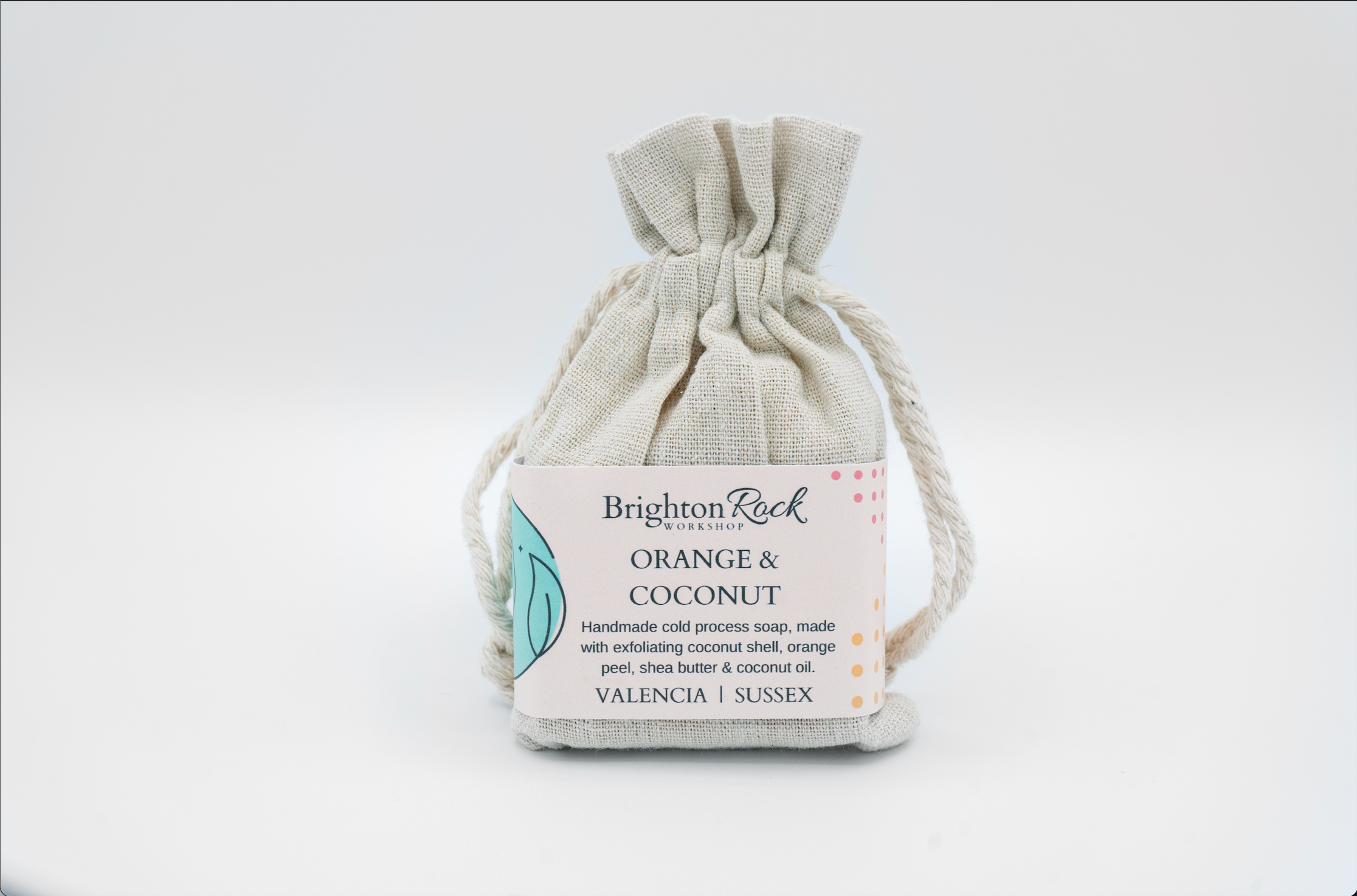 Orange & Coconut - Coconut Shell Exfoliant Soap