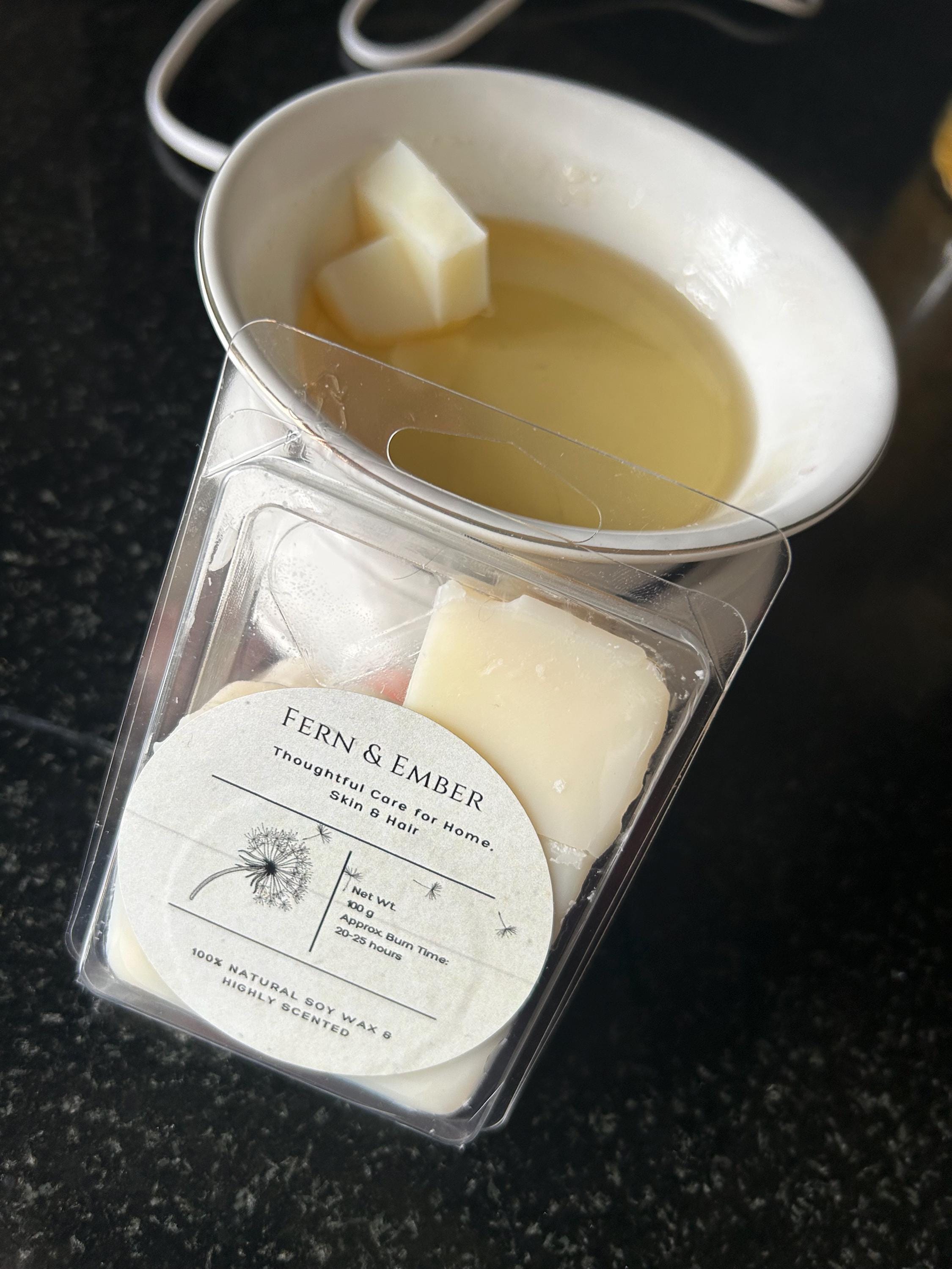 Rhubarb Black Plum Soy Wax Melts | Vegan Luxury Home Fragrance | Fern & Ember