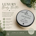 Fern & Ember Vanilla Coco Whipped Body Butter | Luxury Shea Moisturiser | Vegan Skincare